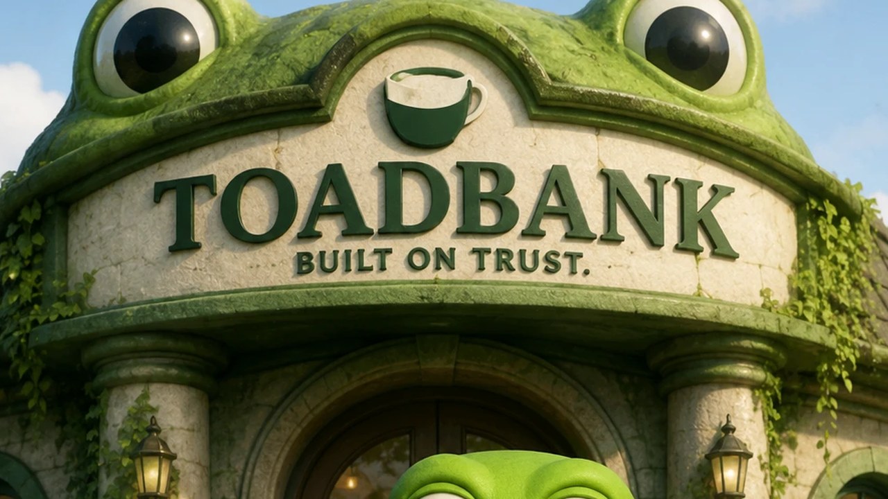 THE BANK BUYS $TOAD